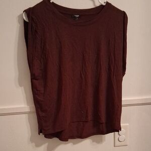 Express Dark Brown Muscle Tee